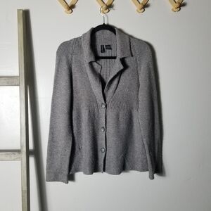 JASON MAXWELL WOMEN'S GRAY CARDIGAN SIZE LARGE